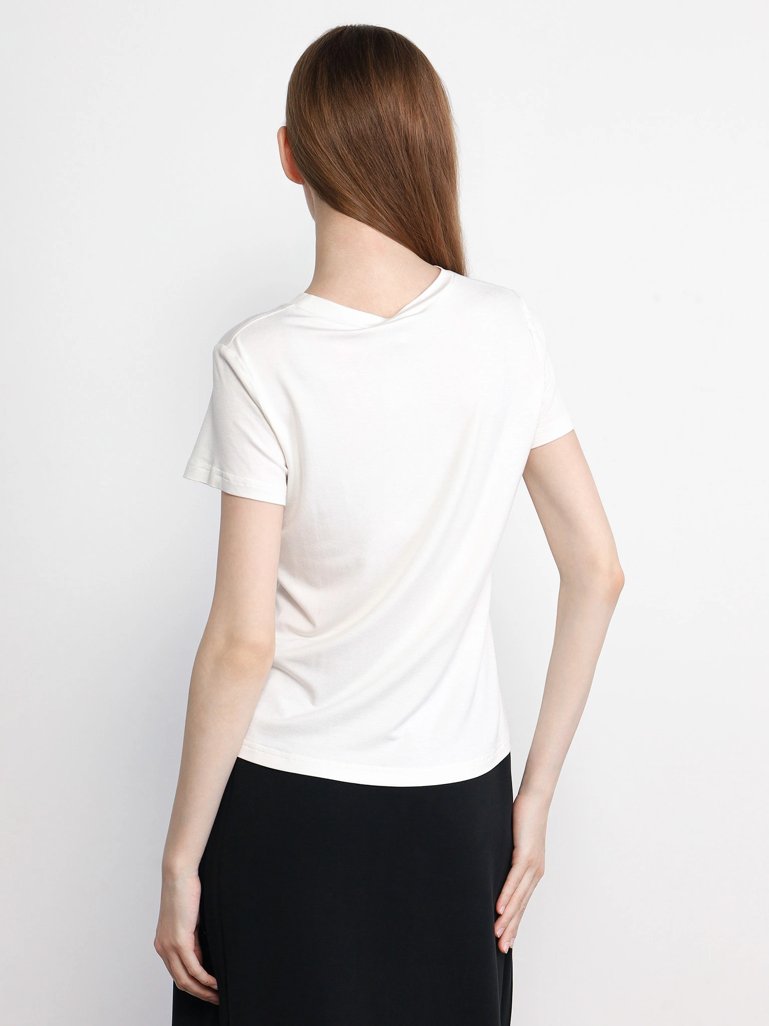 Футболка прямого кроя с принтом